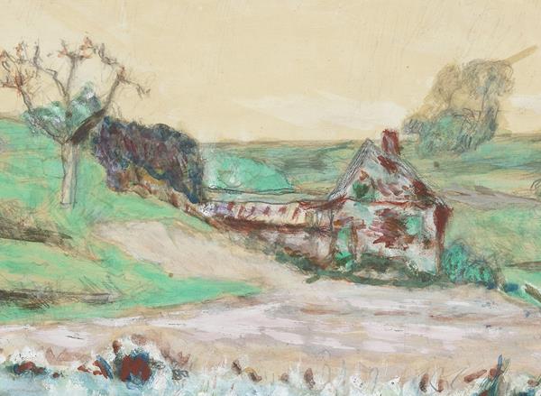 Pierre Bonnard, House in the Valley: A 19th Century Landscape Painted with a 20th Century Hand