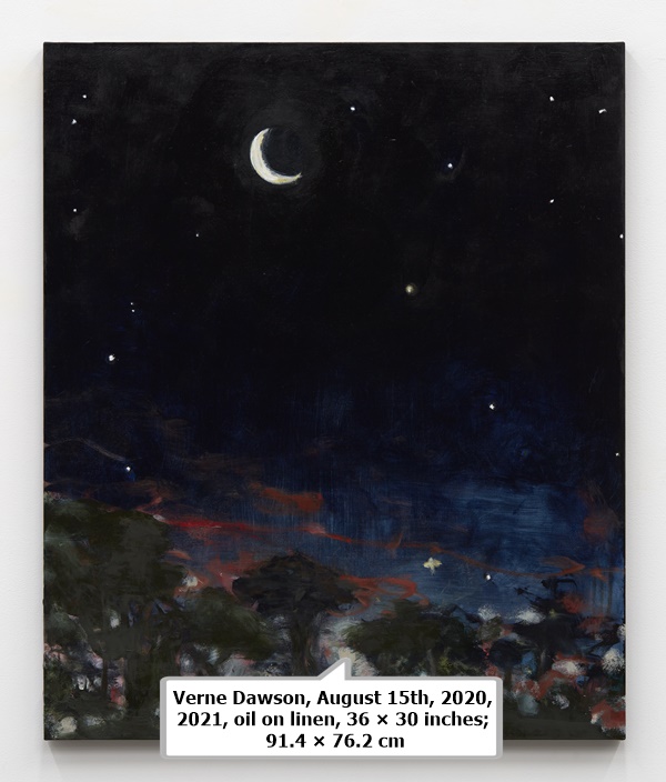 Verne Dawson, August 15th, 2020, 2021, oil on linen, 36 × 30 inches; 91.4 × 76.2 cm