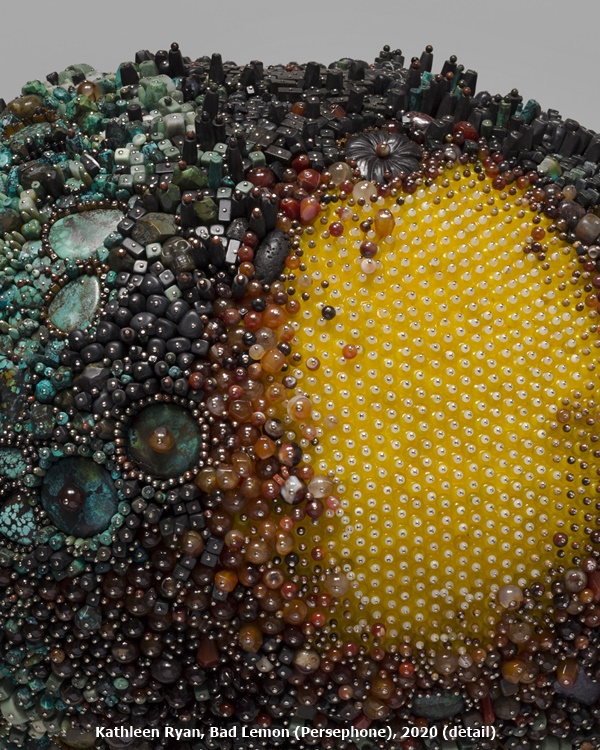 click to enlarge- double click to reduce Kathleen Ryan, Bad Lemon (Persephone), 2020 (detail)