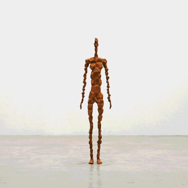 click to enlarge- double click to reduce Antony Gormley, CORE, 2017, cast iron, 74 7/16 x 19 5/16 x 11 13/16 inches , edition of 5 with 1 AP