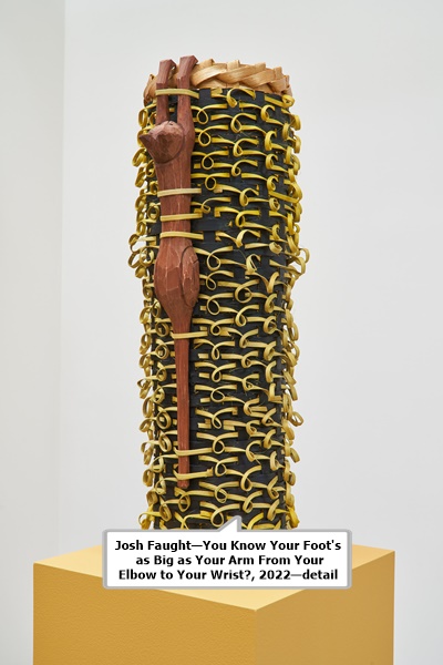 Josh Faught—You Know Your Foot's as Big as Your Arm From Your Elbow to Your Wrist?, 2022—detail