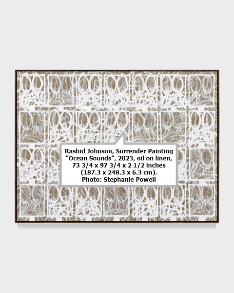 click to enlarge- double click to reduce Rashid Johnson, Surrender Painting