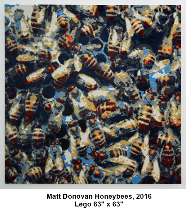 Matt Donovan Honeybees, 2016
Lego 63 x 63

