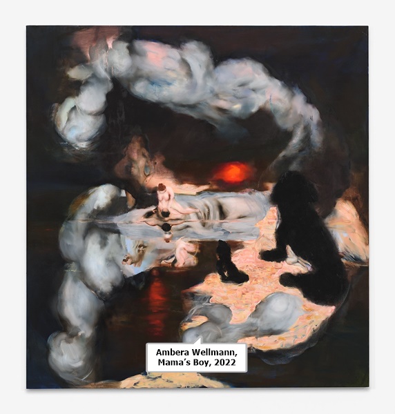 click to enlarge- double click to reduce Ambera Wellmann, Mama’s Boy, 2022