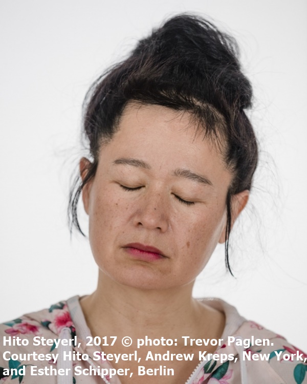 Hito Steyerl, 2017 © photo: Trevor Paglen. Courtesy Hito Steyerl, Andrew Kreps, New York, and Esther Schipper, Berlin