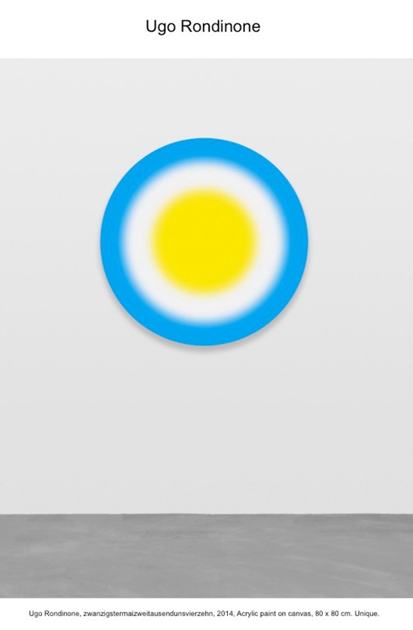 click to enlarge- double click to reduce Ugo Rondinone