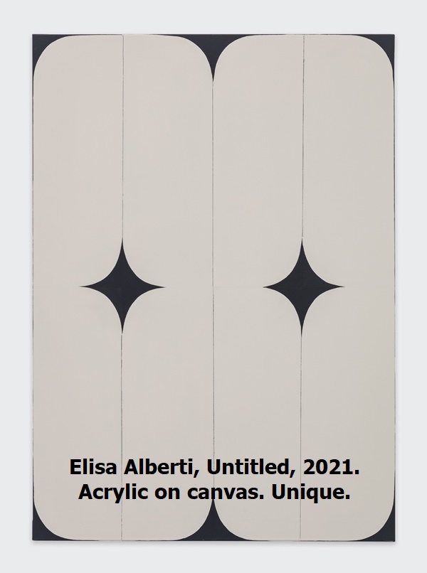 click to enlarge- double click to reduce Elisa Alberti, Untitled, 2021. Acrylic on canvas. Unique.