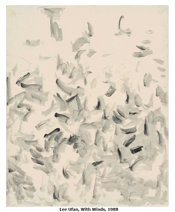 click to enlarge- double click to reduce Lee Ufan, With Winds, 1988