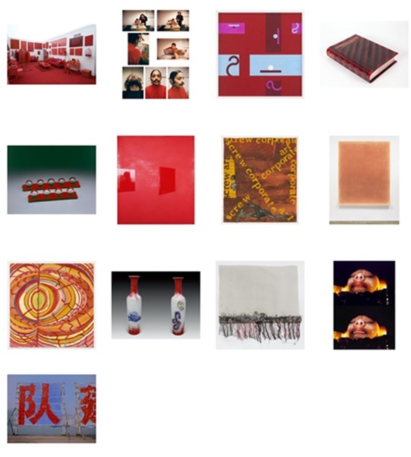 Artworks, RED, Galerie Lelong & Co., New York. 