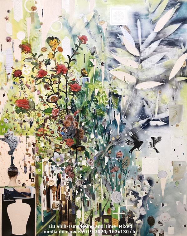 Liu Shih-Tung Being and Time  Mixed 
media on canvas2019-2020, 162x130 cm
