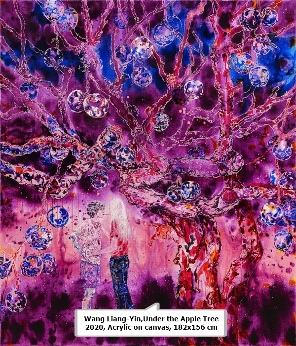 Wang Liang-Yin,Under the Apple Tree
2020, Acrylic on canvas, 182x156 cm 