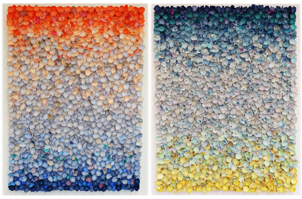 click to enlarge- double click to reduce Priscilla Robinson
Daybreak & Nightfall, 48 x 36 in. ea.