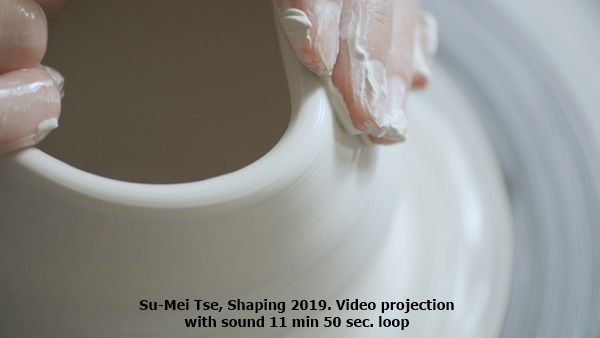 click to enlarge- double click to reduce Su-Mei Tse, Shaping 2019. Video projection with sound 11 min 50 sec. loop