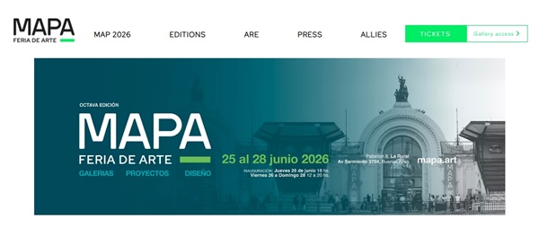 MAPA Feria de Arte 2026 Buenos Aires - June 25 > 28, 2026 @mapa_feria