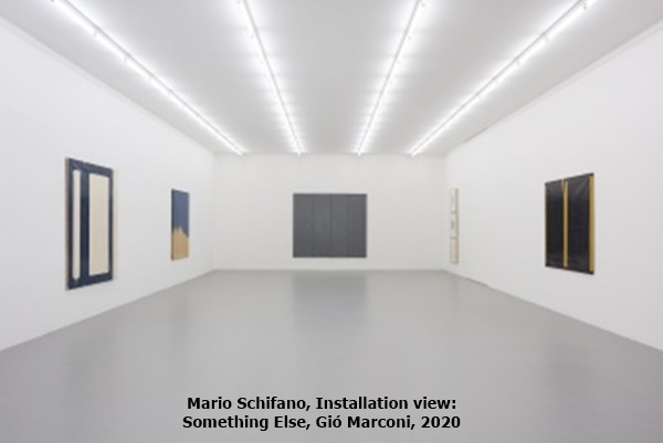 click to enlarge- double click to reduce Mario Schifano, Installation view: Something Else, Gió Marconi, 2020