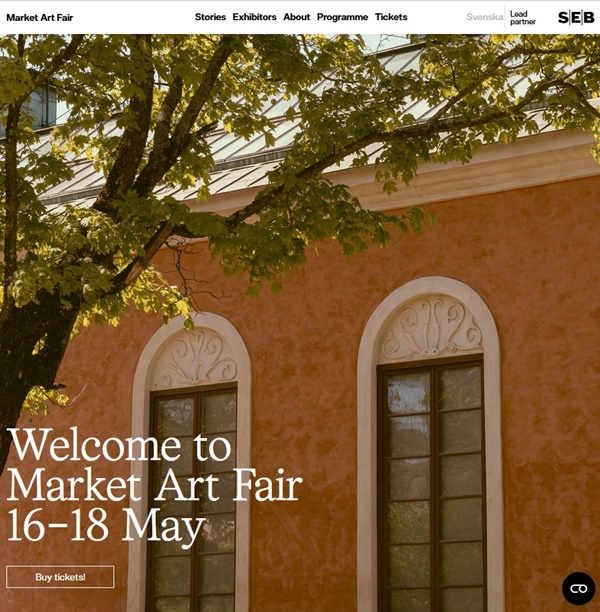 click to enlarge- double click to reduce Market Art Fair 2025 Stockholm - MAY 16 > 18, 2025 @marketartfair
