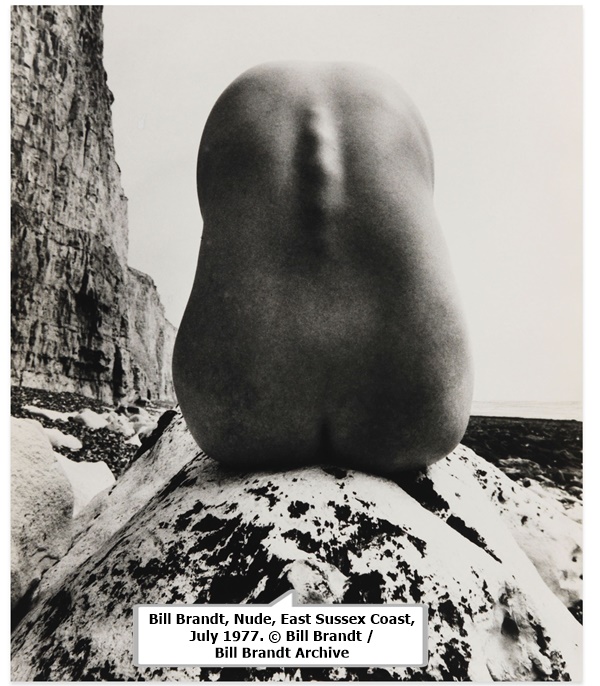 click to enlarge- double click to reduce Bill Brandt, Nude, East Sussex Coast, July 1977. © Bill Brandt / Bill Brandt Archive.
