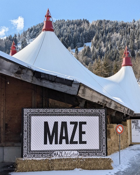 MAZE Art 2026, Gstaad SWITZERLAND  - 19 > 22 February, 2026 @MAZEArt
