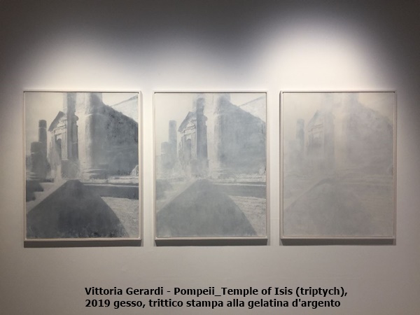 Vittoria Gerardi - Pompeii_Temple of Isis (triptych), 2019
gesso, trittico stampa alla gelatina d'argento