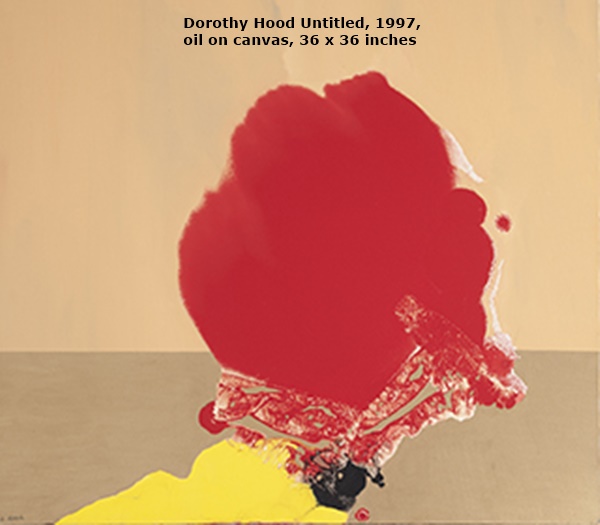 Dorothy Hood Untitled, 1997, oil on canvas, 36 x 36 inches