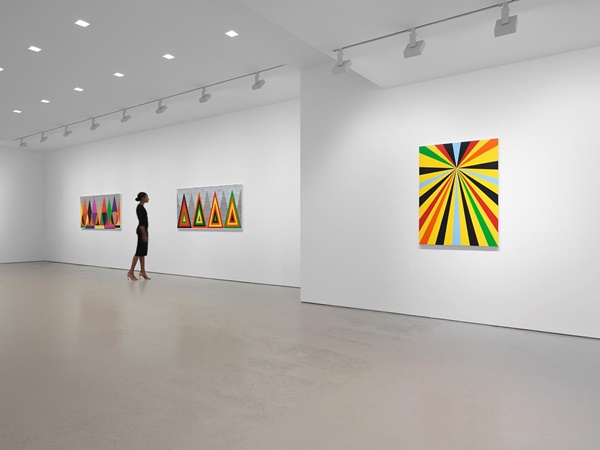 click to enlarge- double click to reduce Rico Gatson, Installation view