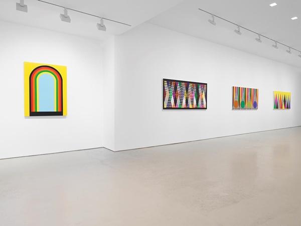 click to enlarge- double click to reduce Rico Gatson, Installation view