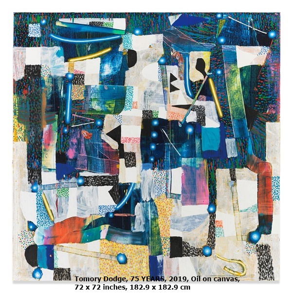 Tomory Dodge, 75 YEARS, 2019, Oil on canvas, 72 x 72 inches, 182.9 x 182.9 cm