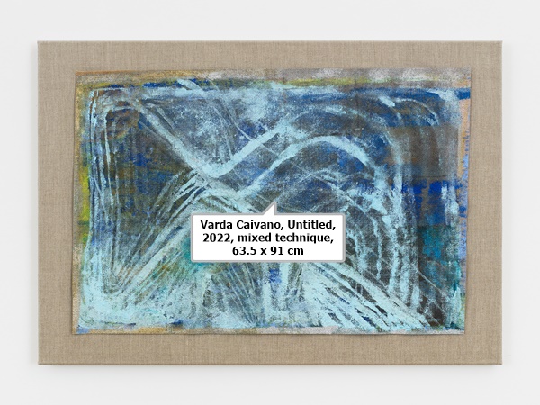 Varda Caivano, Untitled, 2022, mixed technique, 63.5 x 91 cm