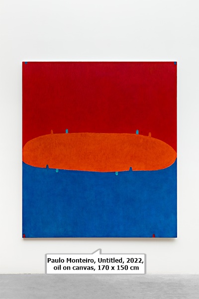click to enlarge- double click to reduce Paulo Monteiro, Untitled, 2022, oil on canvas, 170 x 150 cm