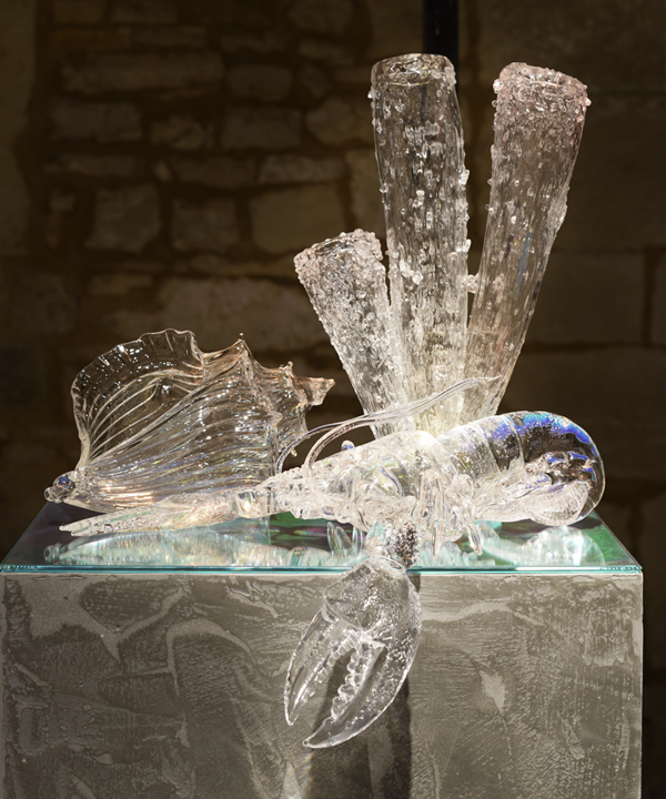 click to enlarge- double click to reduce BLEACH 1
Blown, sculpted glass, MDF, PVC , acrylic