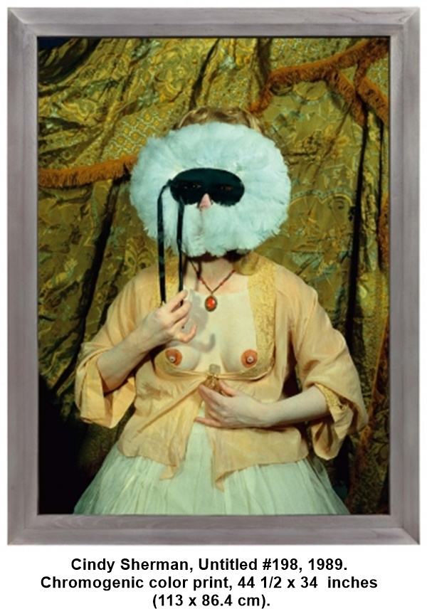 Cindy Sherman, Untitled #198, 1989.
Chromogenic color print, 44 1/2 x 34  inches (113 x 86.4 cm).