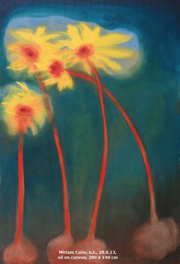 click to enlarge- double click to reduce Miriam Cahn, o.t., 28.9.13, oil on canvas, 280 x 190 cm