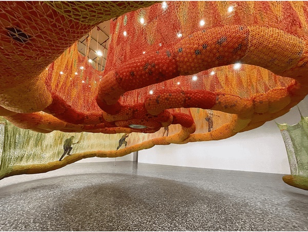click to enlarge- double click to reduce Ernesto Neto.