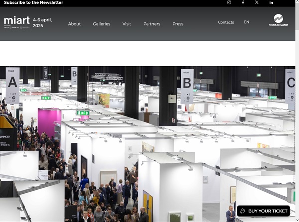 click to enlarge- double click to reduce MIART 2025 Mukan, UTALY - April 4 > 6, 2025 @MiArtMilano