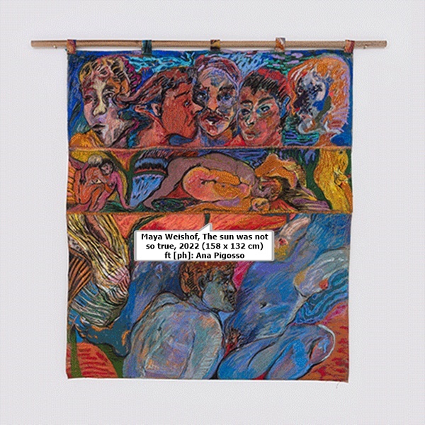 Maya Weishof, The sun was not so true, 2022 (158 x 132 cm) ft [ph]: Ana Pigosso