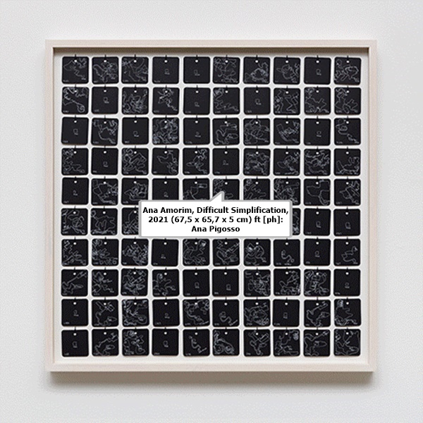 Ana Amorim, Difficult Simplification, 2021 (67,5 x 65,7 x 5 cm) ft [ph]: Ana Pigosso