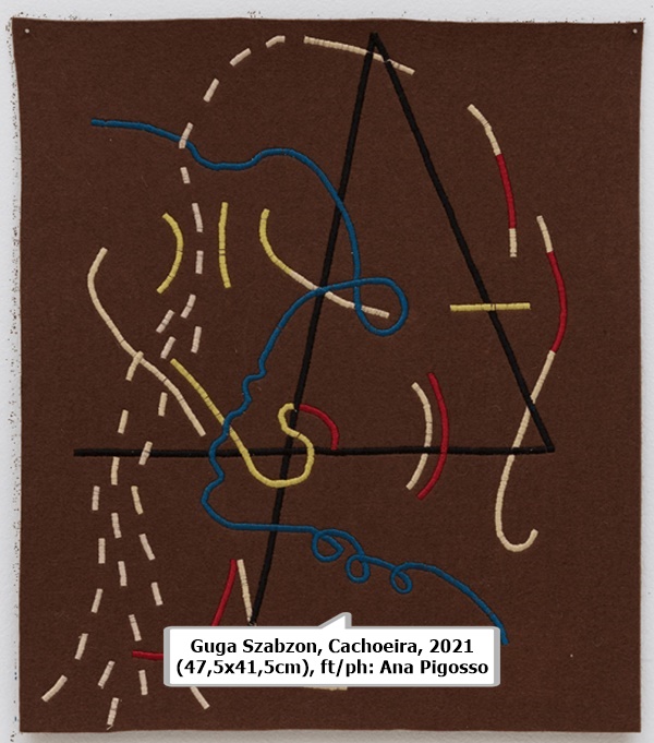 Guga Szabzon, Cachoeira, 2021 (47,5x41,5cm), ft/ph: Ana Pigosso 