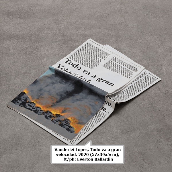 Vanderlei Lopes, Todo va a gran velocidad, 2020 (57x39x5cm), ft/ph: Everton Ballardin