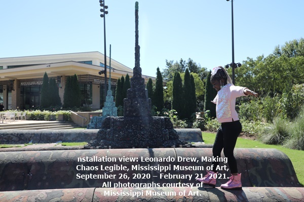 Installation view: Leonardo Drew, Making Chaos Legible, Mississippi Museum of Art, September 26, 2020 – February 21, 2021. All photographs courtesy of Mississippi Museum of Art.
