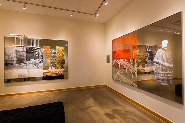 click to enlarge- double click to reduce Robert Rauschenberg : Reflections and Ruminations - Installation view