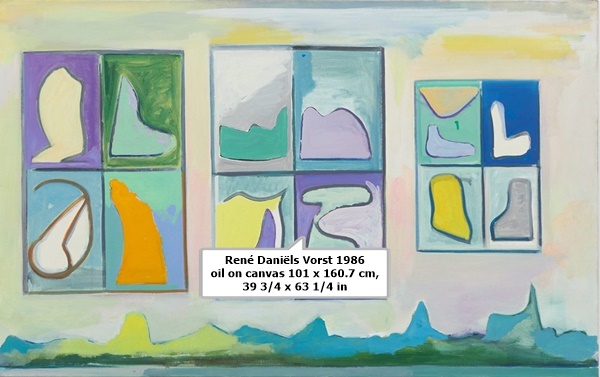 René Daniëls Vorst 1986 oil on canvas 101 x 160.7 cm, 39 3/4 x 63 1/4 in 