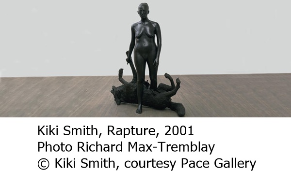 click to enlarge- double click to reduce Kiki Smith, Rapture, 2001 Photo Richard Max-Tremblay © Kiki Smith, courtesy Pace Gallery
