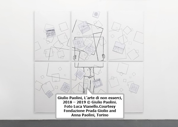 click to enlarge- double click to reduce Giulio Paolini, L’arte di non esserci, 2018 – 2019 © Giulio Paolini. Foto Luca Vianello.
Courtesy Fondazione Prada Giolio and Anna Paolini, Torino.