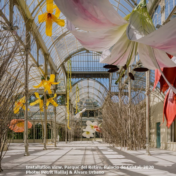 Installation view. Parque del Retiro, Palacio de Cristal, 2020
Photo: Petrit Halilaj & Álvaro Urbano
