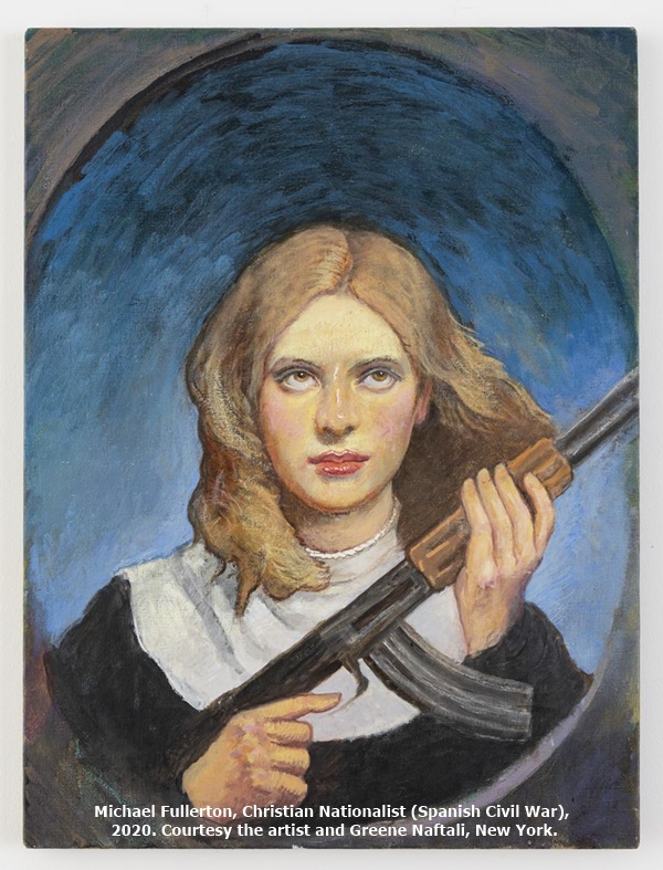 Michael Fullerton, Christian Nationalist (Spanish Civil War), 2020. Courtesy the artist and Greene Naftali, New York.