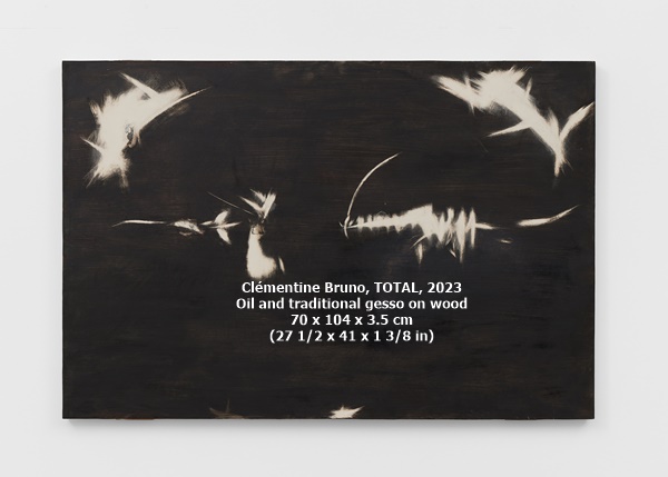 Clémentine Bruno
TOTAL, 2023
Oil and traditional gesso on wood
70 x 104 x 3.5 cm (27 1/2 x 41 x 1 3/8 in)