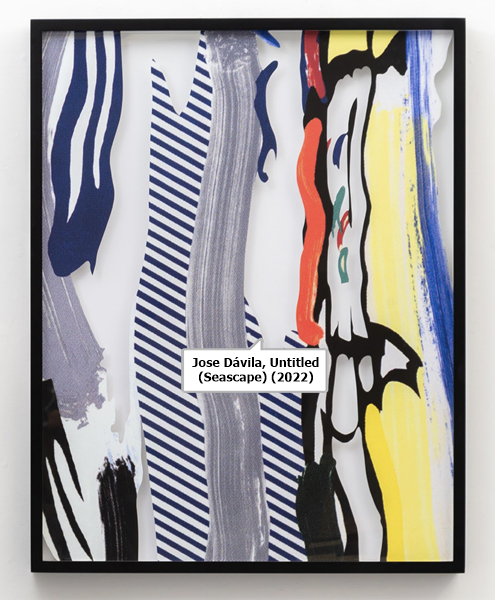 click to enlarge- double click to reduce Jose Dávila, Untitled (Seascape) (2022)