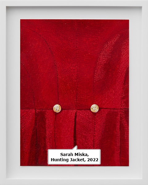 click to enlarge- double click to reduce Sarah Miska, Hunting Jacket, 2022