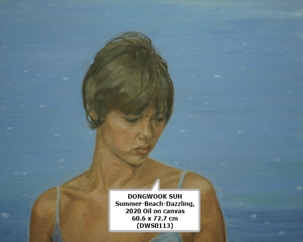 click to enlarge- double click to reduce DONGWOOK SUH
Summer-Beach-Dazzling, 2020
Oil on canvas
60.6 x 72.7 cm
(DWS0113)