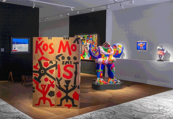 click to enlarge- double click to reduce Installation view booth 104